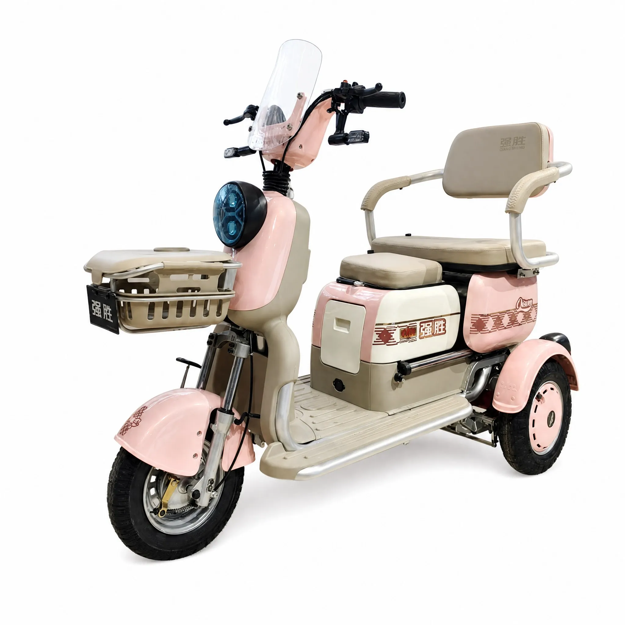X3-2 Electric Tricycle BRAND New 500W 48V 60V Differential Motor Three Wheel Scooter Wholesale Export 12 Tube Controller