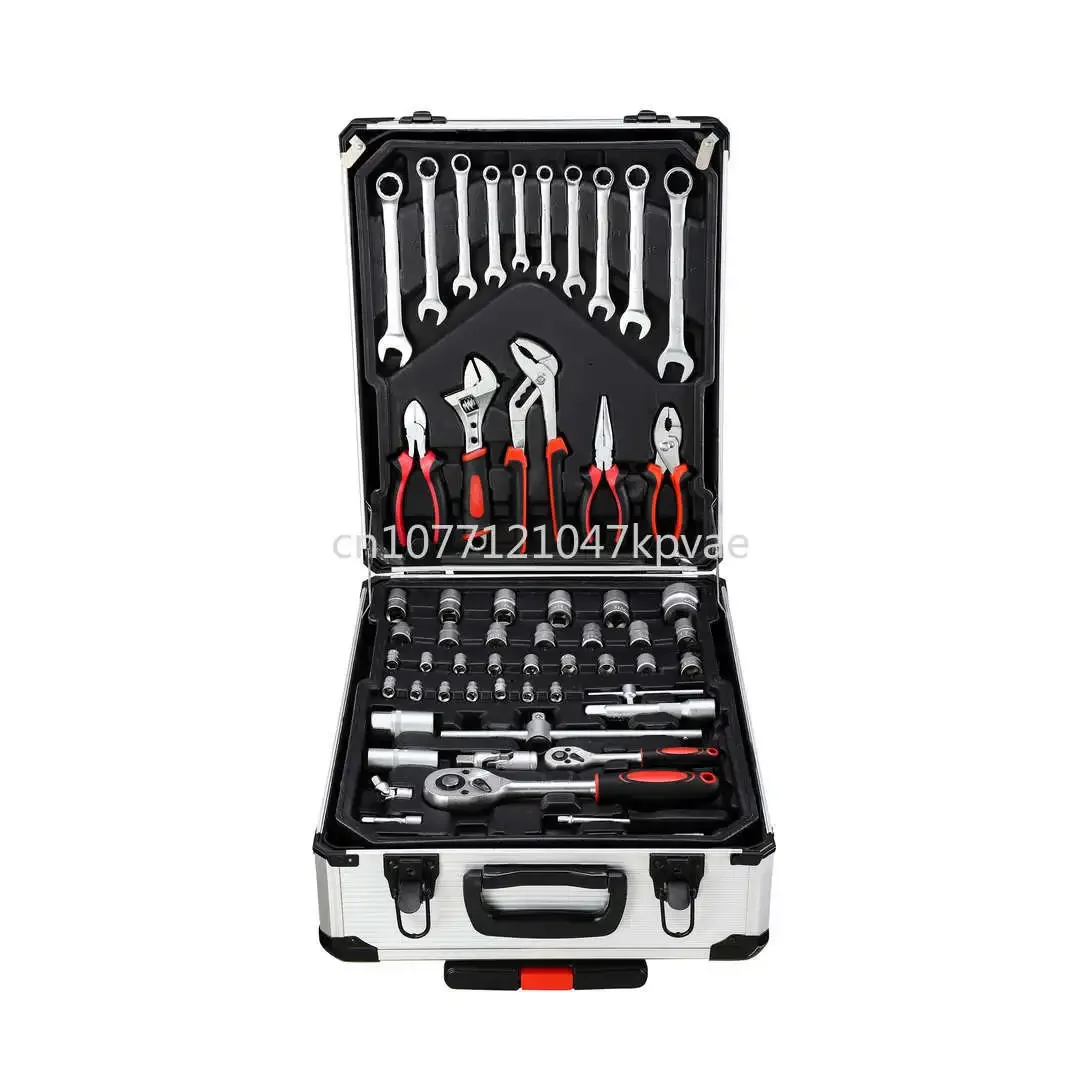 

jumlee 187pc hand tools set mechanics portable bicycle multi mini repair tool kit big box tooled boxe