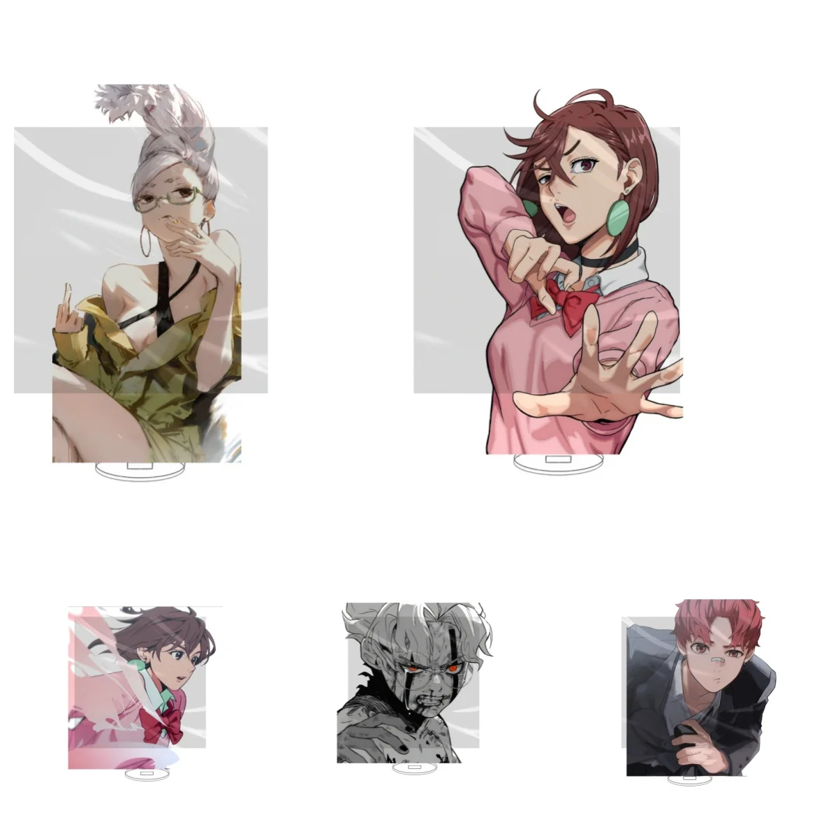 

10CM Hot Anime Dandadan Acrylic Stand Model Cosplay Characters Ornament Accessories Goods Christmas Gifts