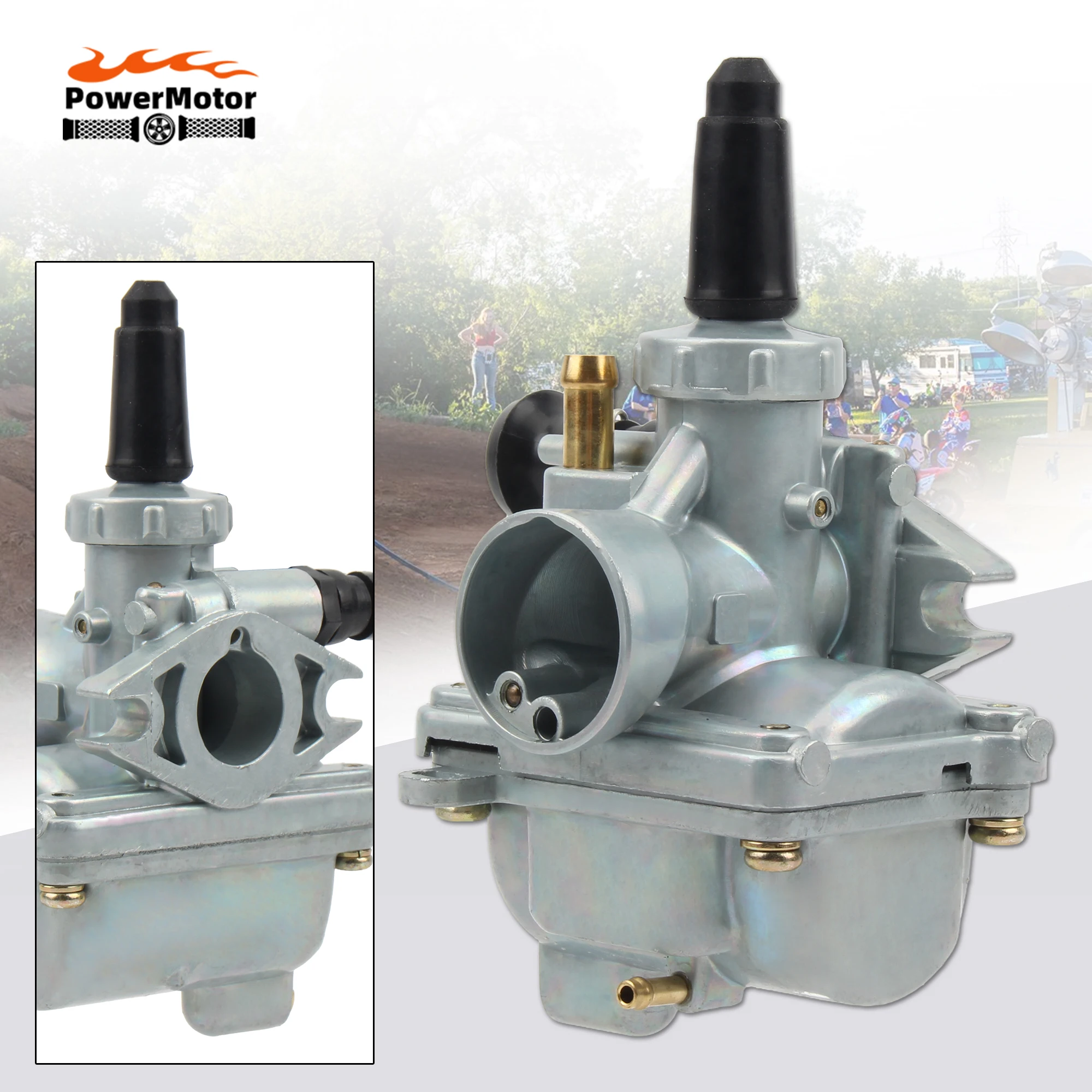 ل Mikuni VM16 دراجة نارية 16 مللي متر المكربن لياماها DT50 MX R RD50 M 50cc أجزاء المحرك موتوكروس تعديل اكسسوارات إندورو
