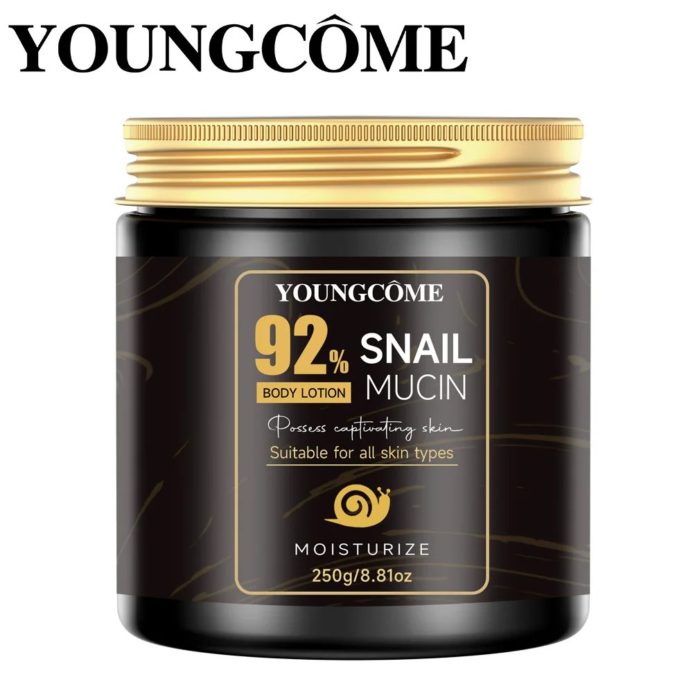 Containing 92% Snail Protein Cream In One Cream Snail body lotion,Long-lasting MoisturizingSmoothing Skin,Firming Facial Skin