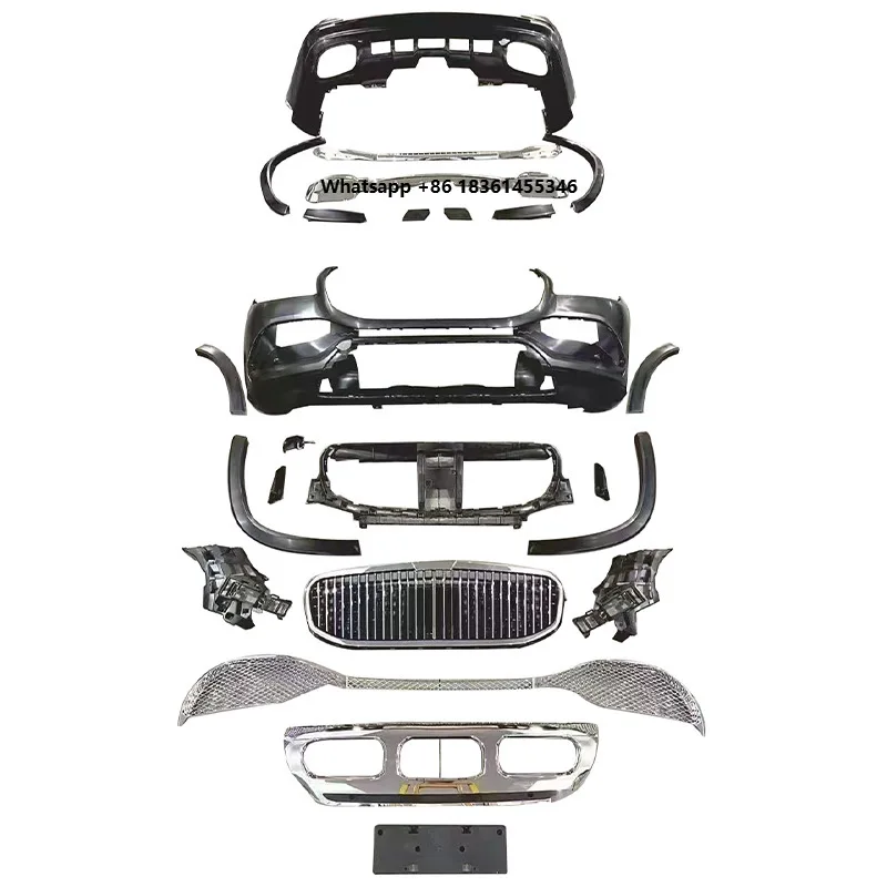 For GLS X167 Style , Upgrade Body Kit for GLS, Stylish Car AccessoriesFront and Rear Bumper Kit