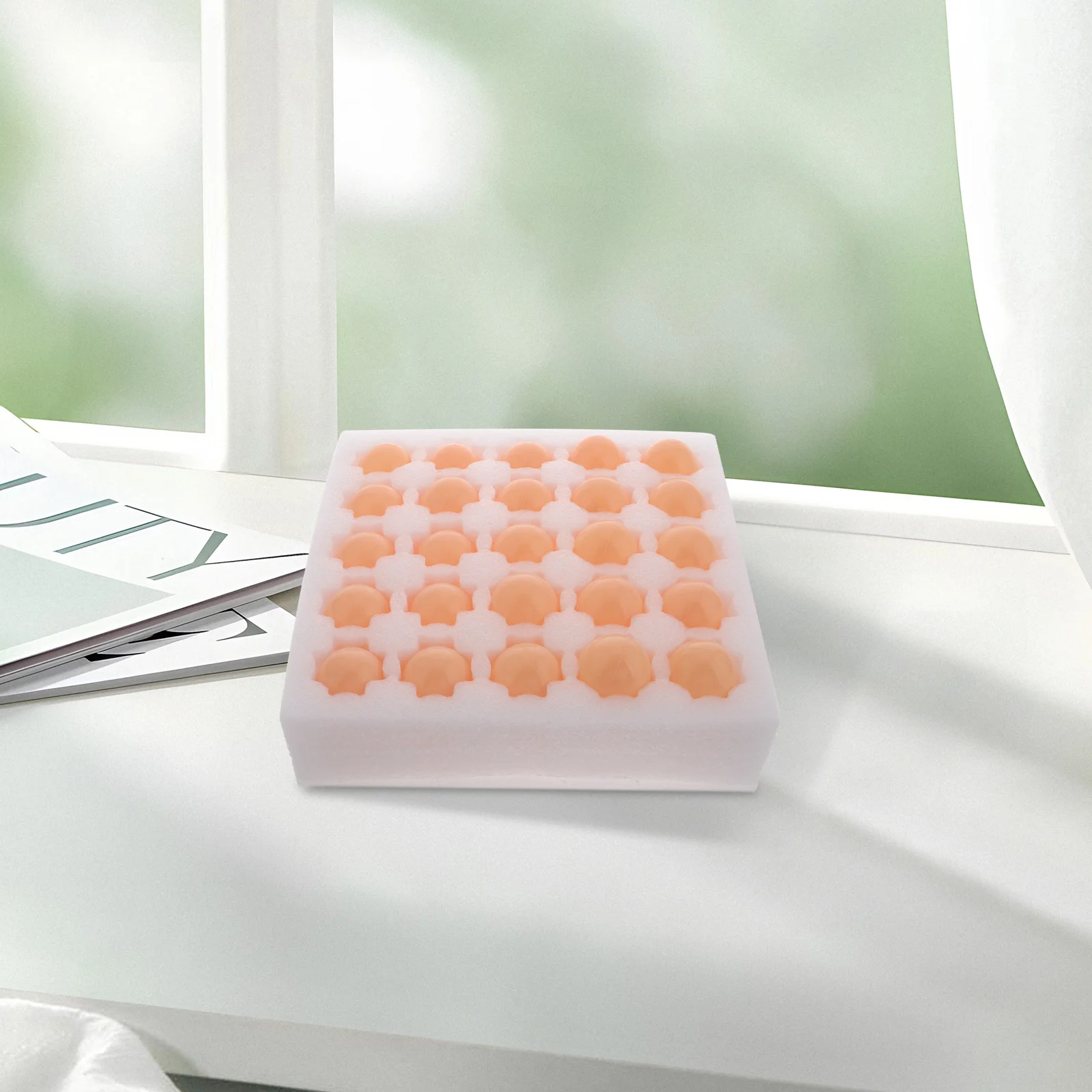 

1Set Epe Shockproof Egg Tray 50 Grids Lightweight Portable Egg Storage Container Organizer for Shipping Fridge Kitchen