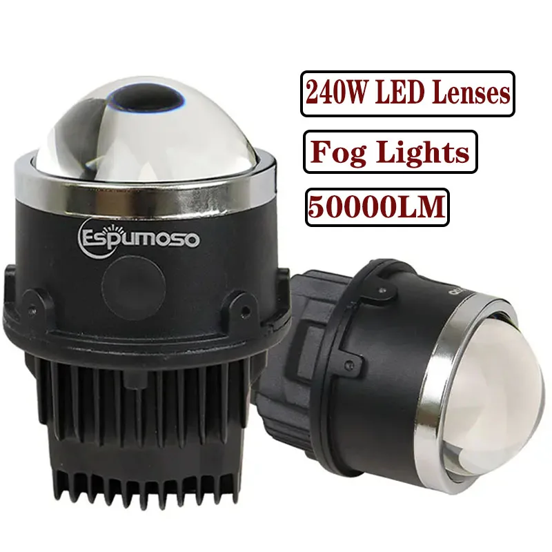 

240W Bi LED Projector Lenses 3 Inch For Headlight Hella 3R G5 Auto Lamp 50000LM Car Fog Lights Retrofit Kits Hyperboloid Lens