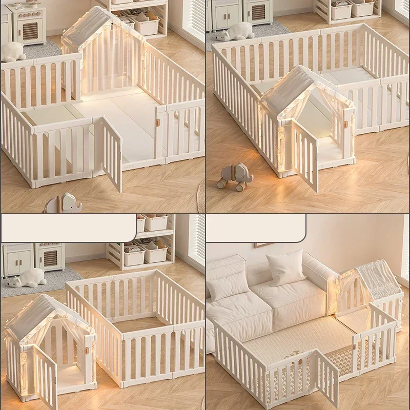 Multi-size Home Baby Simple Guardrail Indoor Baby Playground Easy To Install and Easy To Clean