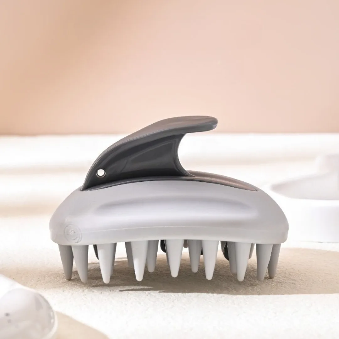 Cepillo de champú 2 en 1, peine para masaje del cuero cabelludo, peine para lavado de cabello, uso seco y húmedo, cepillo de ducha para masaje corporal, herramienta de peluquería