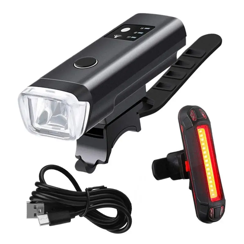 

Cycling Lights Road Mountain Light Powerful Front Back Illumination Ipx4 Waterproof Safety Road Lamp Cycling Accessories For