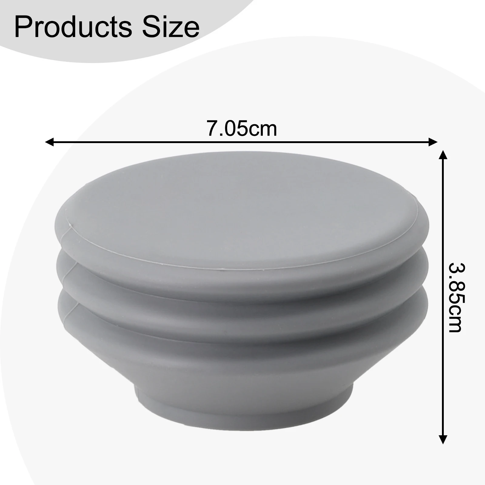 Professional Grade Silicone Retention Bellow for Zero Coffee Grinder Consistent Performance Exceptional Taste (grey)