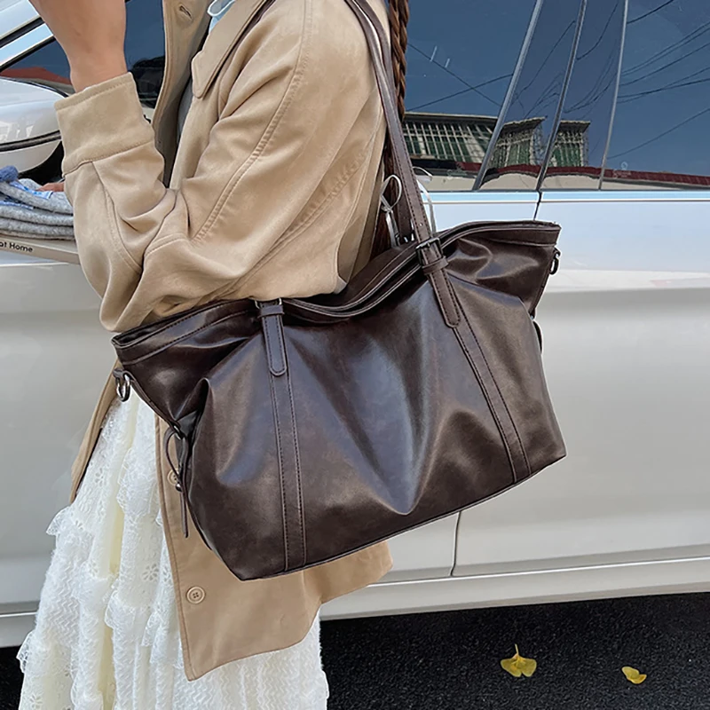 ميلارد حقيبة نسائية 2026 تريند خمر فاخر مصمم لينة بولي Leather حقيبة يد جلدية Bolsas Femininas شيك سعة كبيرة تخفيف الأفاق
