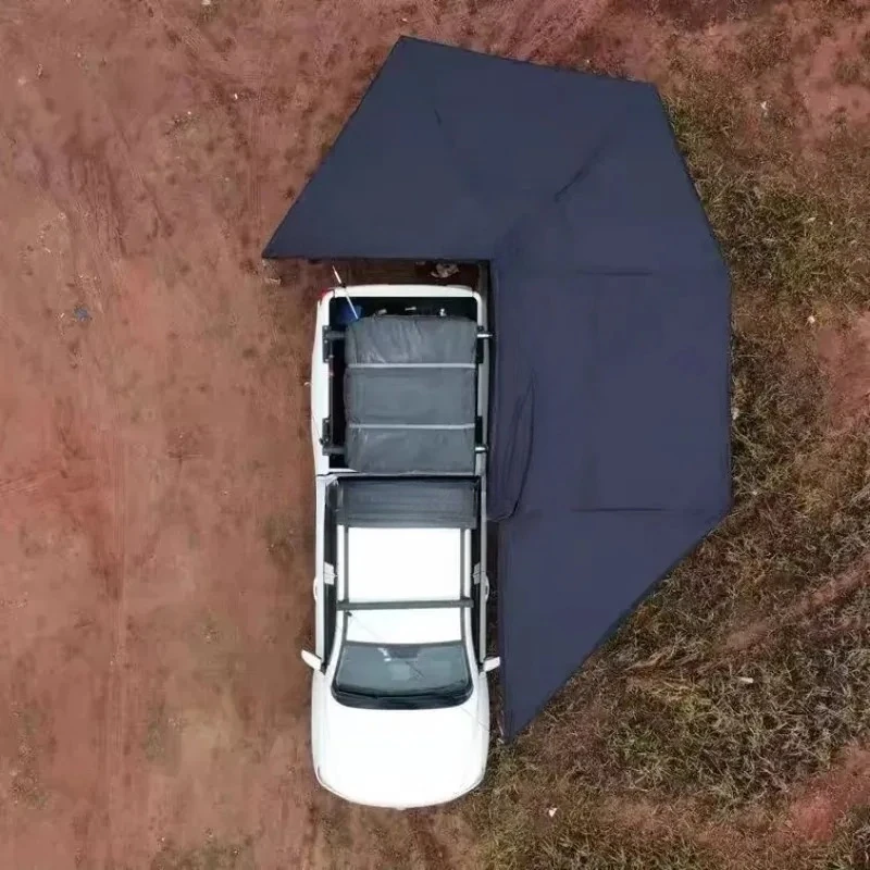 270 Awning Foldable Car Canopy Camping Car Tent Outdoor Side Portable Car Shade Canopy 270 Extend Side Awning