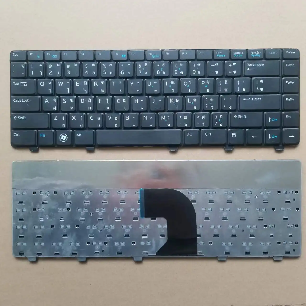Novo teclado tailandês para teclado Dell Vostro 3300 3400 3500 TI