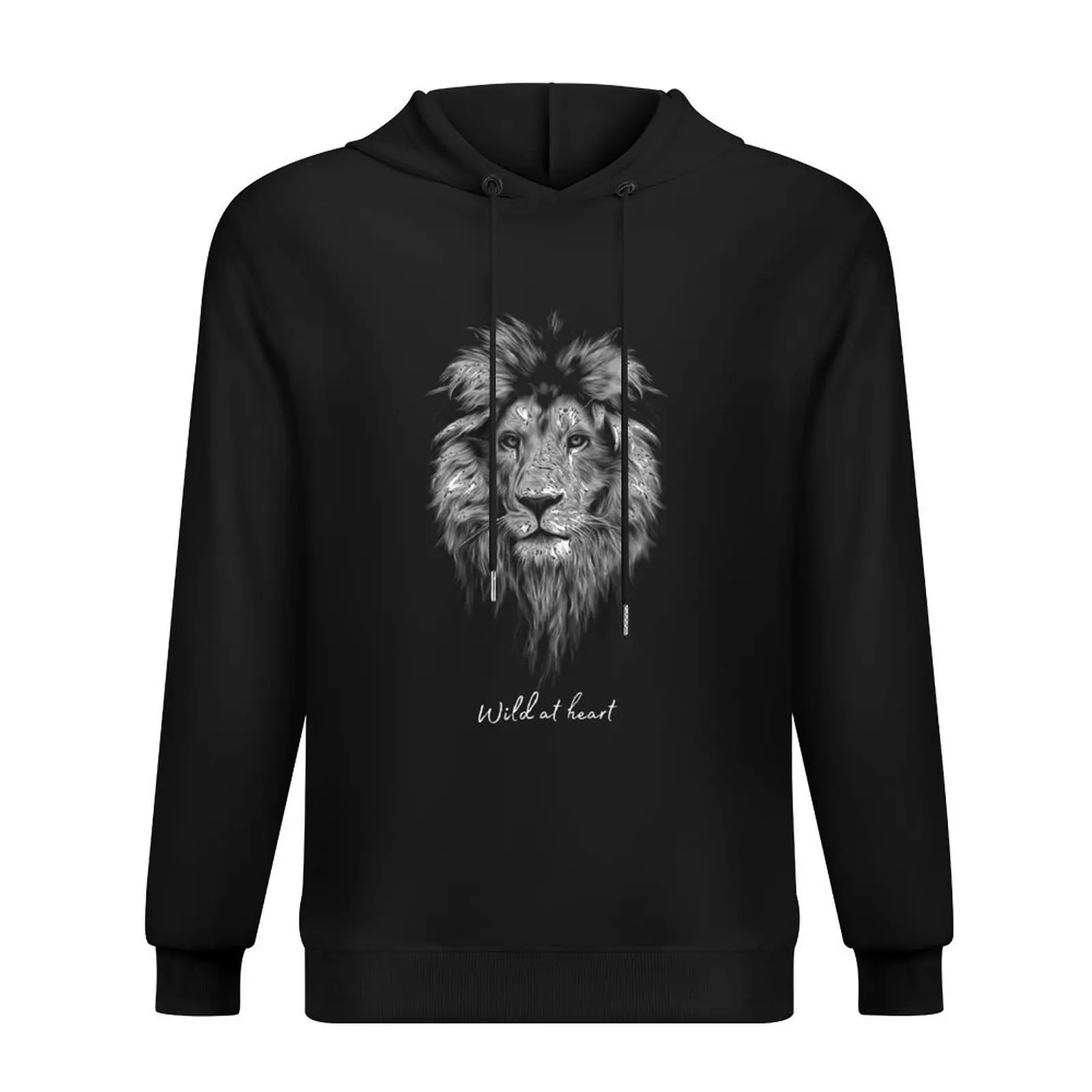 

Lion - wild at heart collection Hoodie korean autumn clothes mens clothing graphic t shirts men blouse men's oversize hoodie