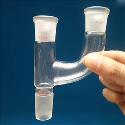 24/40,3-Way Glass Claisen Adapter,Laboratory Chemistry Glassware