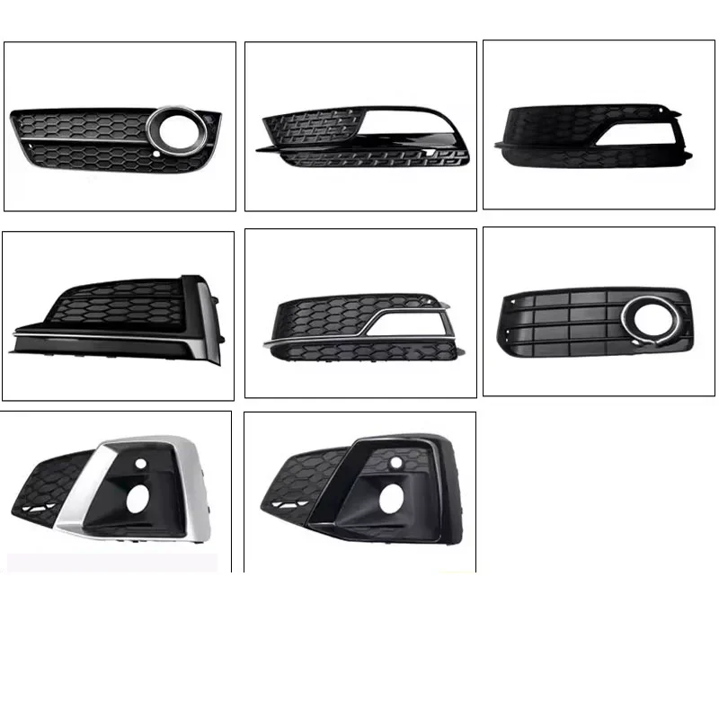 Fog Light Frame For Audi A5 S5 08-23 Front Bumper Bottom Grill Body Kit Car Accessories