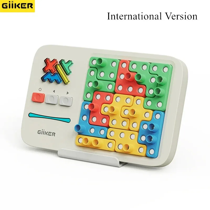 Giiker Super Blocks 1000+Levelled UP Challenges Logic Exercise Board Game Educational Jigsaw For Kids Smart App Intelligent Toy