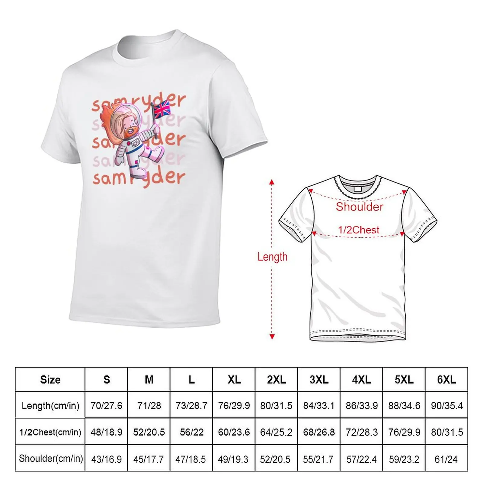 sam ryder T-Shirt anime tshirt man t shirt summer T-Shirt