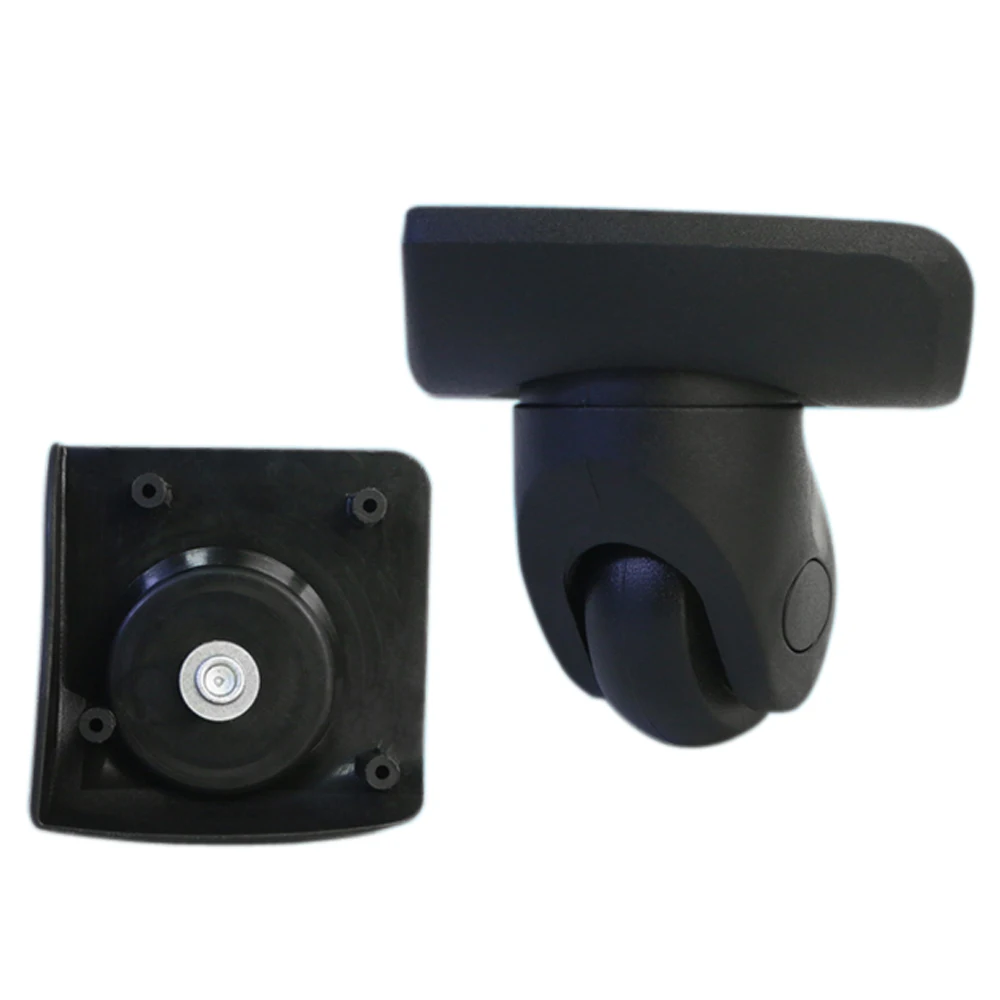 

1 пара черных сменных колес для багажа, бесшумные дорожные колеса для чемодана, тележка, ремонтные детали колес, поворотные роликовые ролики для багажа