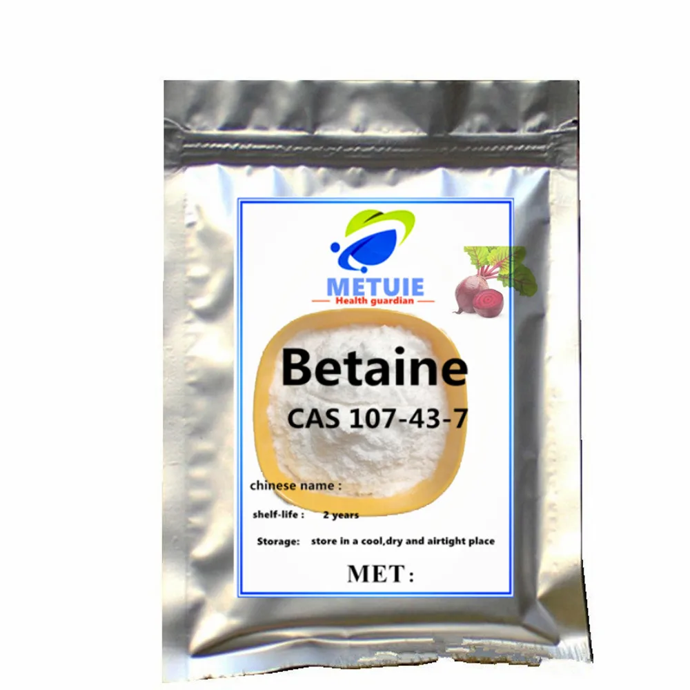 99% Betaine Powder CAS 107-43-7, High Purity Cosmetic Raw Material, Excellent Hydrating & Moisturizing Ingredient, Relieve Dryne