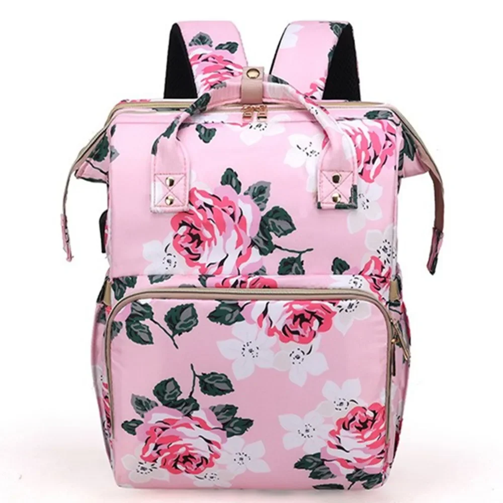 Anti mosquito net recumbent mummy bag crib travel backpack shoulder handbag baby folding bed storage insulation USB charging boy