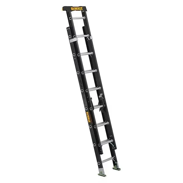 16 ft Fiberglass Extension Ladder, 300 lb Load Capacity