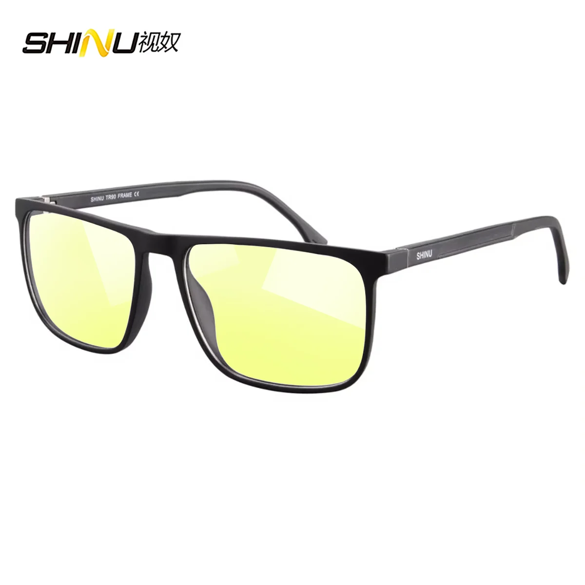 

SHINU Presbyopic Glasses Men Reading Glasses Intelligent Blocking Harmful Light Only Blue Light Lenses New Technique Protection