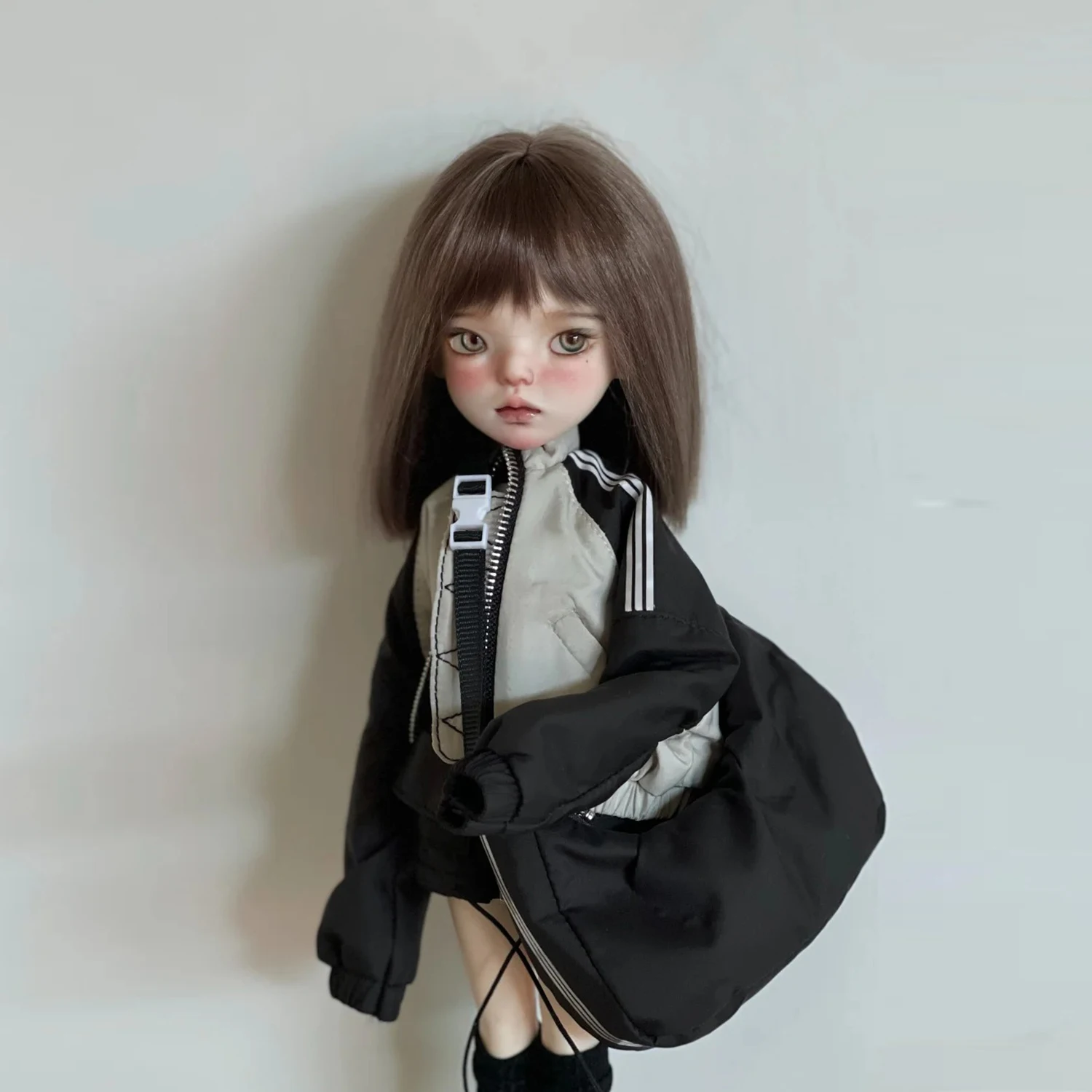 Bjd 인형 1/6 Anne Art Doll 빈티지 아메리칸 스타일 통통한 뺨이 있는 츠스네레 레이디 |   레진 의복 없는 바디 & 헤드 스컬프트 앰버