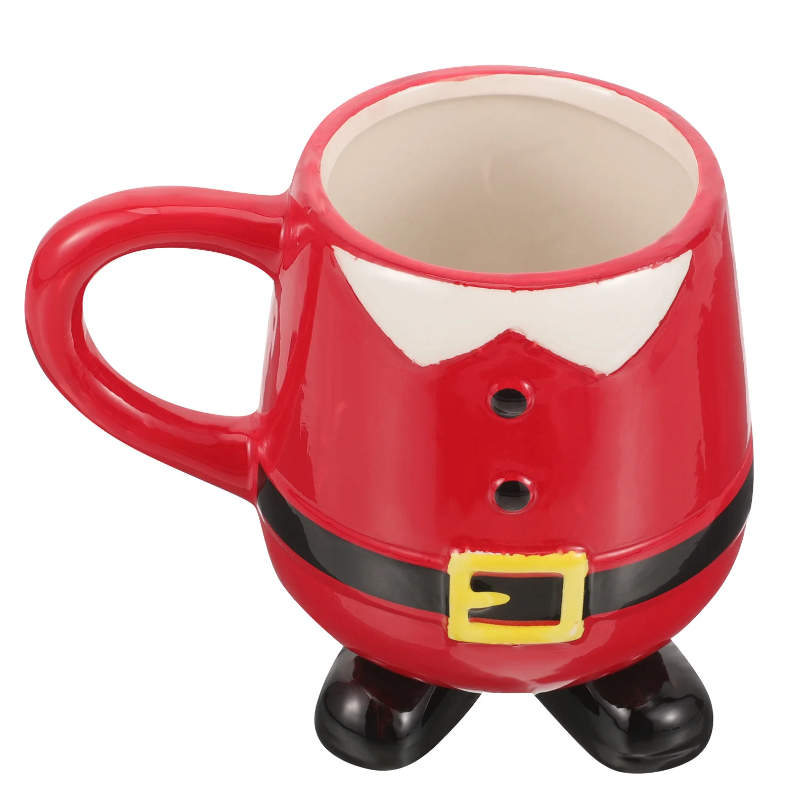 

Cute Christmas Ceramic Mug Santa Claus Design Microwave Safe Coffee Tea Cup for Home Kitchen Bar Xmas Drinkware Gift