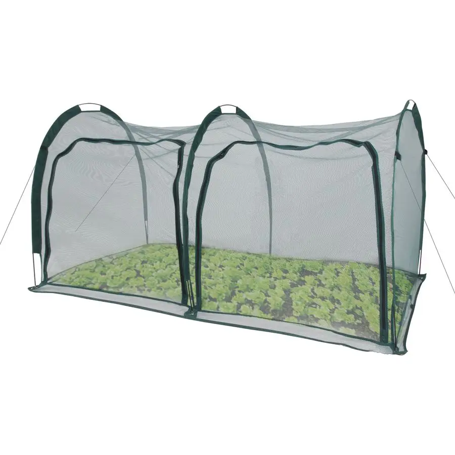 

Net Grow Tunnel Garden Greenhouse Mesh Cover Growhouse Cloche for Protecting Fruit Vegetables Plants Cultivation 2M