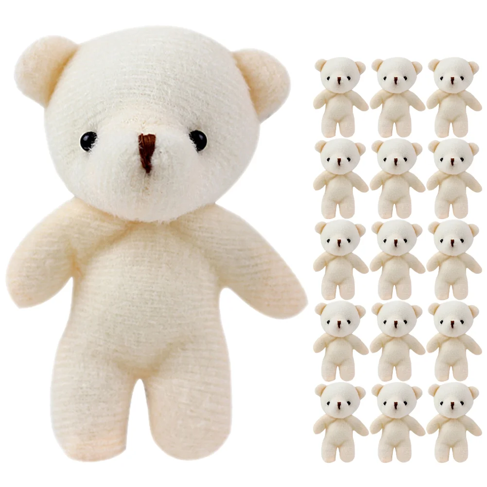 

24 Pcs Filling Cute Mini Plush Bear to Plushie Toys 1100X800X200CM Pp Cotton Tiny