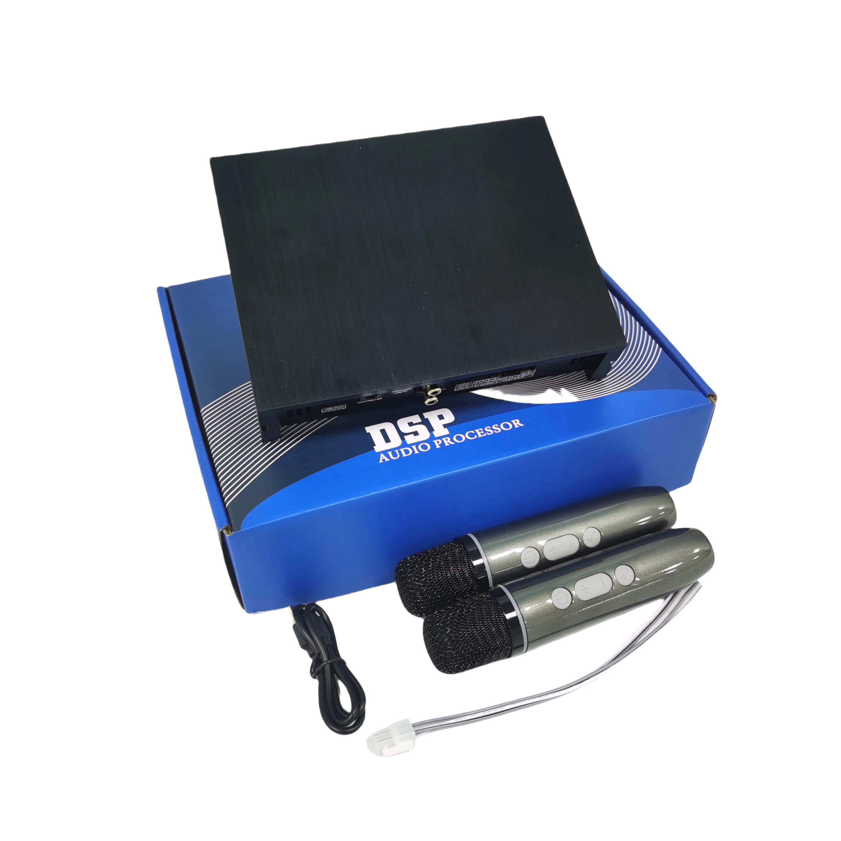 OEM Factory Stock Professional 4 Input 6 Output DSP Audio Amplifier 4*45W RMS Power Crossovers Car Amplifiers