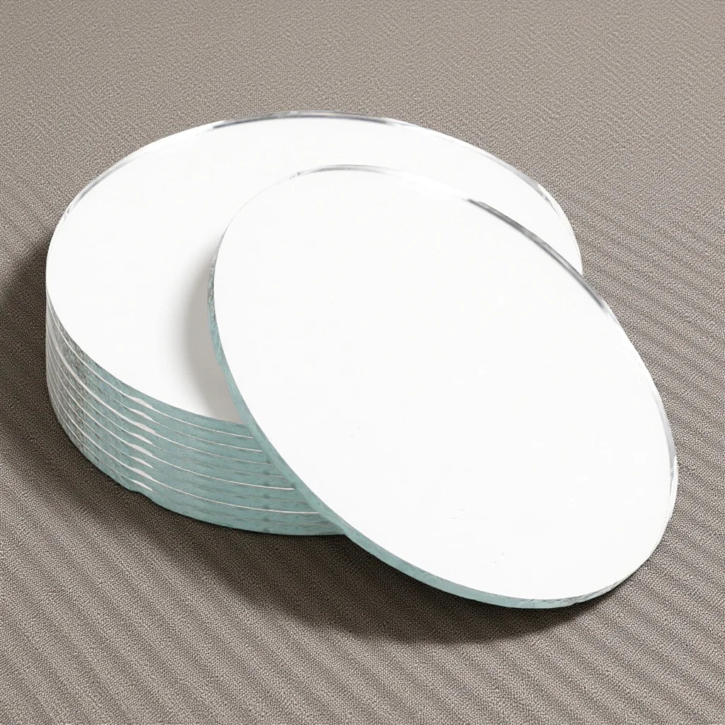 أوراق مرآة زجاجية صغيرة 10 قطع لملحقات استبدال العدسات الزجاجية المستديرة للمكياج والحرف اليدوية #6