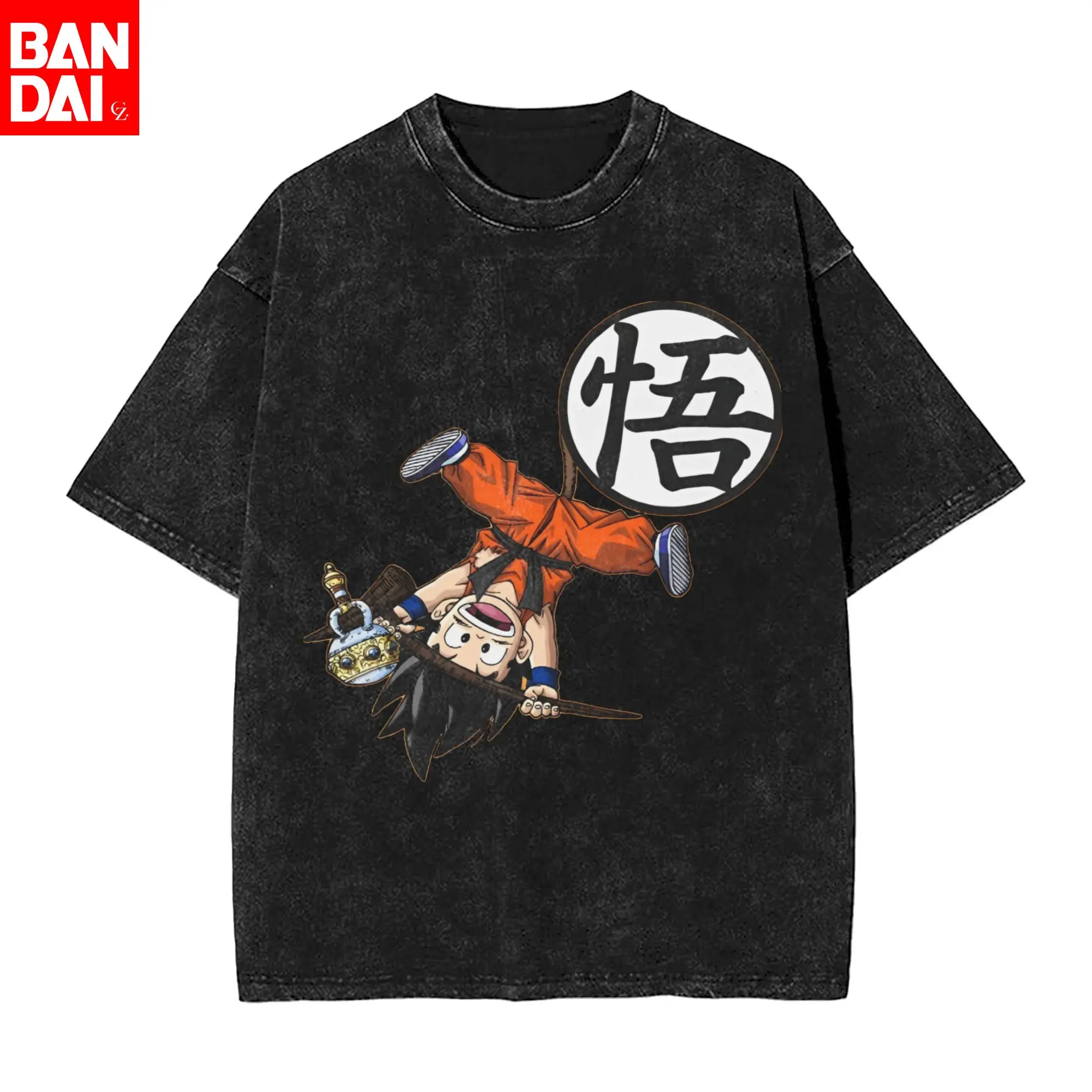 

2026 Dragon Ball Vegeta Ultra Ego Vintage Washed Cotton Oversized T Shirt Unisex Casual Anime Graphic Print Tee for Men Women