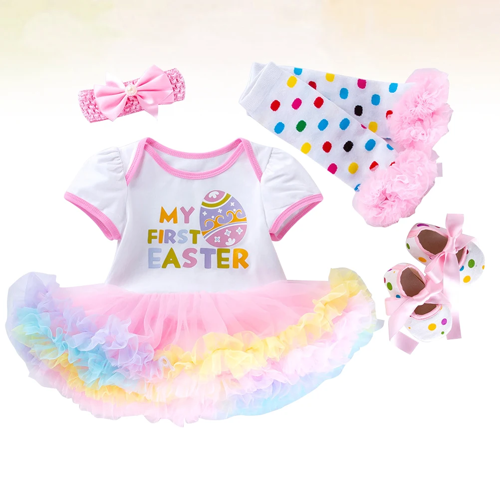

12pcs Easter For Cartoon Tutu Party Costume Soft Skirt Kids Princess Style Gauze Party Skirt For Girls Clothes 73 6-12 Months
