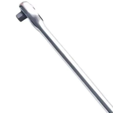 600mm Extended 1/2 Inch Drive 72 Tooth Ratchet Wrench For Auto Repair Hand Tool Silver Metal Long Reach Spanner