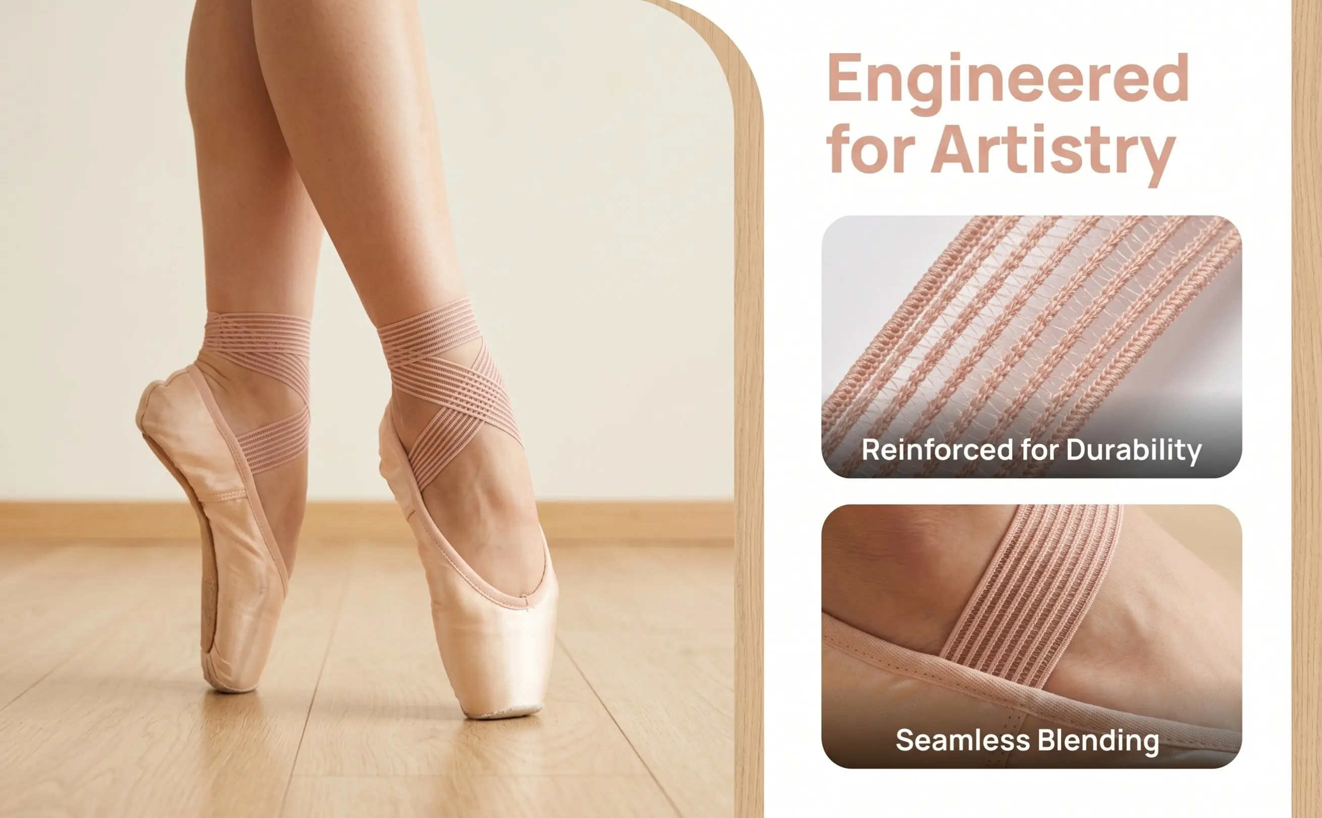 2Pcs Ballet Shoe Ribbon Belt Invisible Elastic Bands for Pointe Shoes Ballet Accessories Stretch Ribbon Dance Shoelaces
