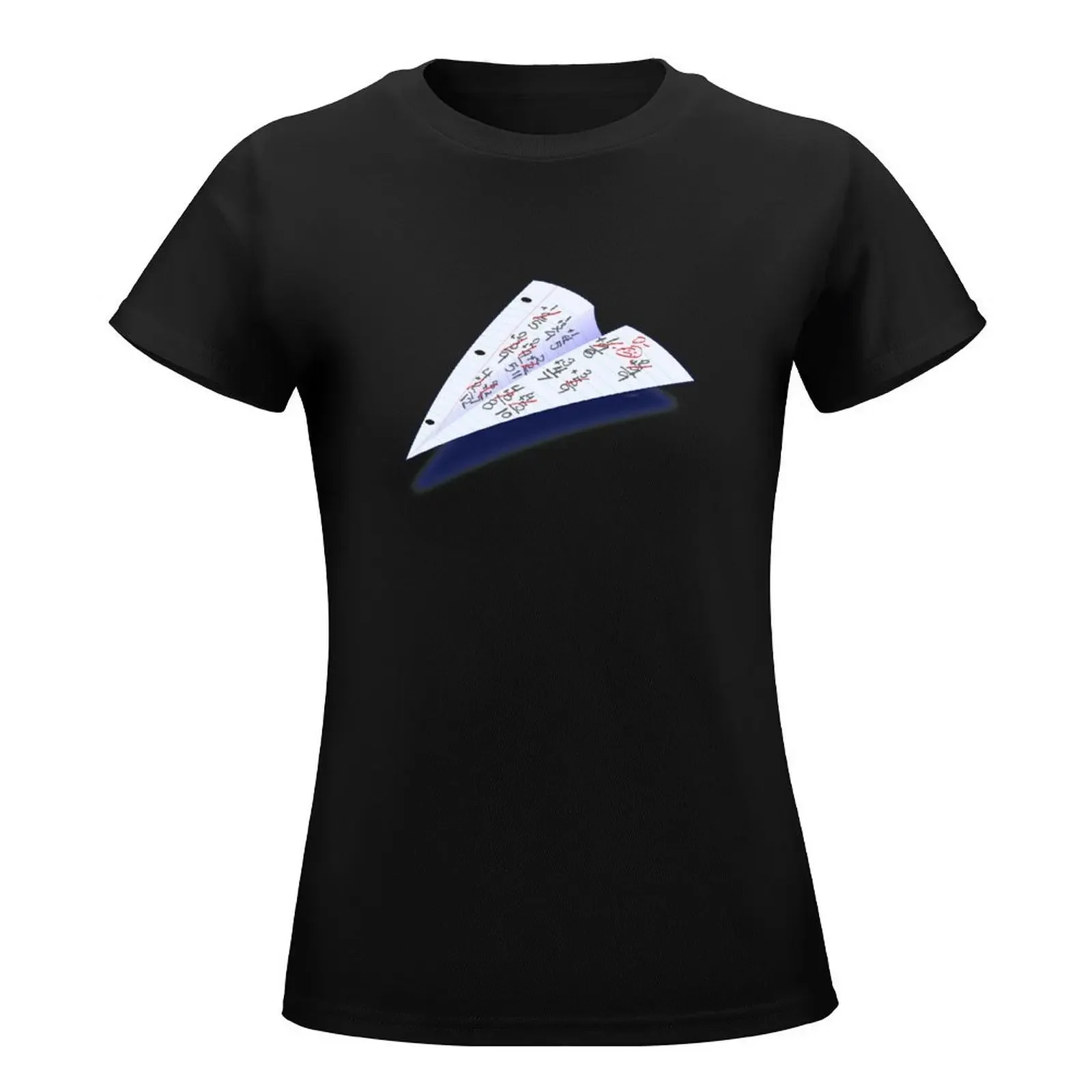 Paper Airplane 15 T-Shirt funny Female clothing t shirts for Women