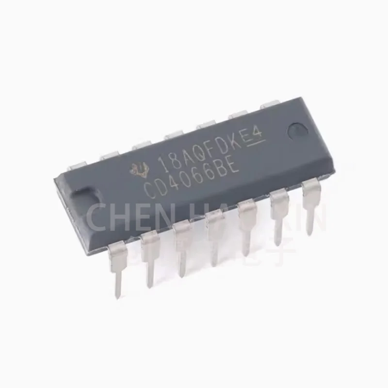 10pcs/lot CD4066 CD4066BE DIP-14 logic chip bi-directional switch New Original