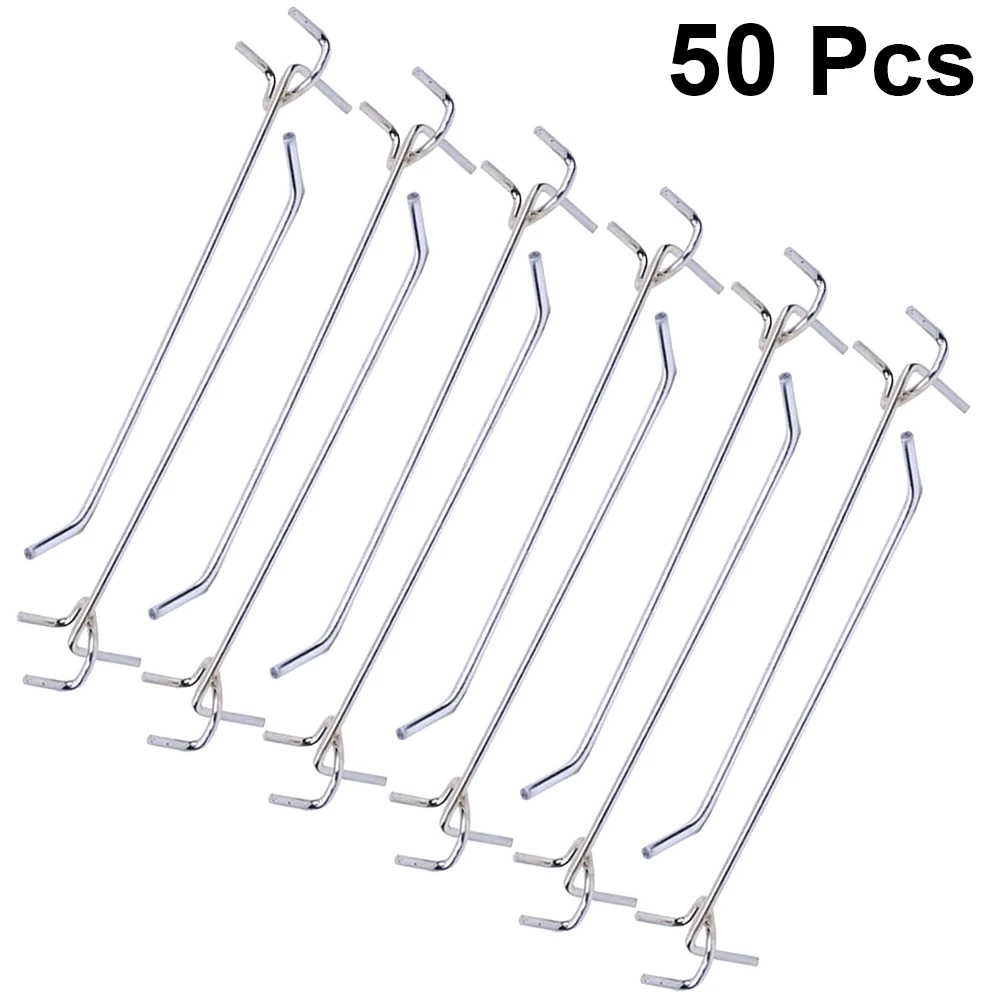 

40 pcs Sturdy Iron Material Bathroom Kitchen Wardrobe Door Back Hooks Hanging Hooks for Pocket Storage Bags Towels Clothing