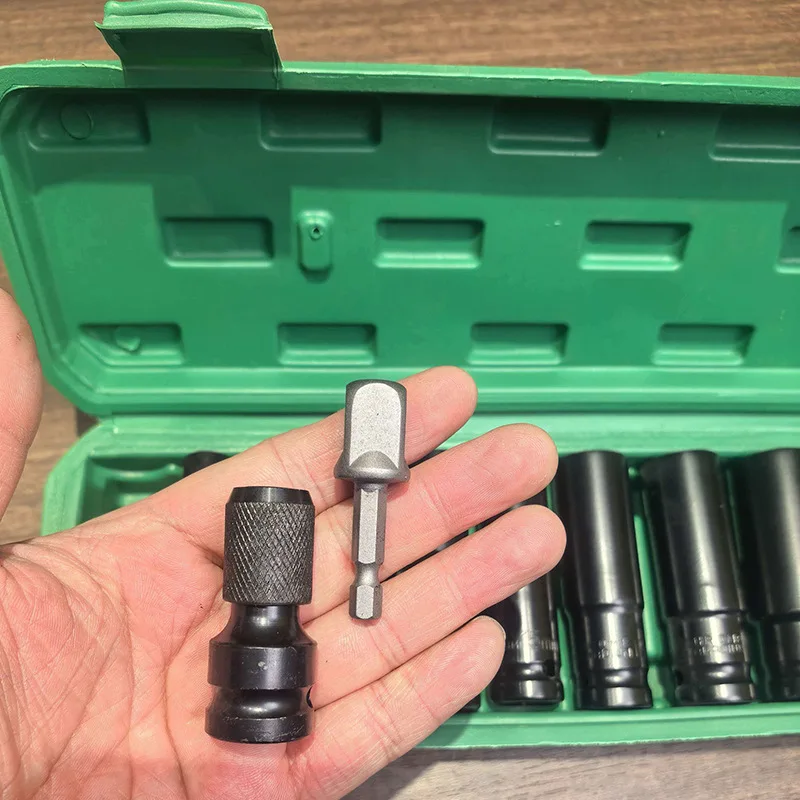 Universal Drive Metric Impact Socket Set Deep Wrench Air Pneumatic Repair Tools Hand Tools Collection for Mechanics view 3
