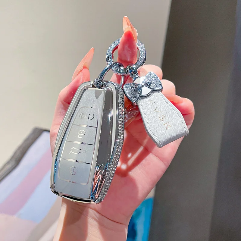 

For Geely Keycase Emgrand gs null Okavango FY11 Preface New Vision Coolray Binray cool icon keycover keyshell keychain car keys
