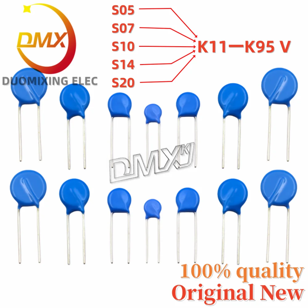 10PCS S05/S07/S10/S14/S20 K11 K14 K17 K20 K25 K30 K35 K40 K50 K60 K75 K95 Varistor S07K40 B72207S0400K101 circuit protection