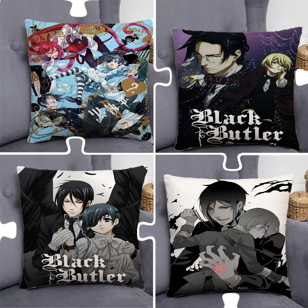 

Anime Black B-Butler Pillow Case Pillowcase Home Sofa Cushions Car Cushions Pillowcover Office Pillowshell Pillow