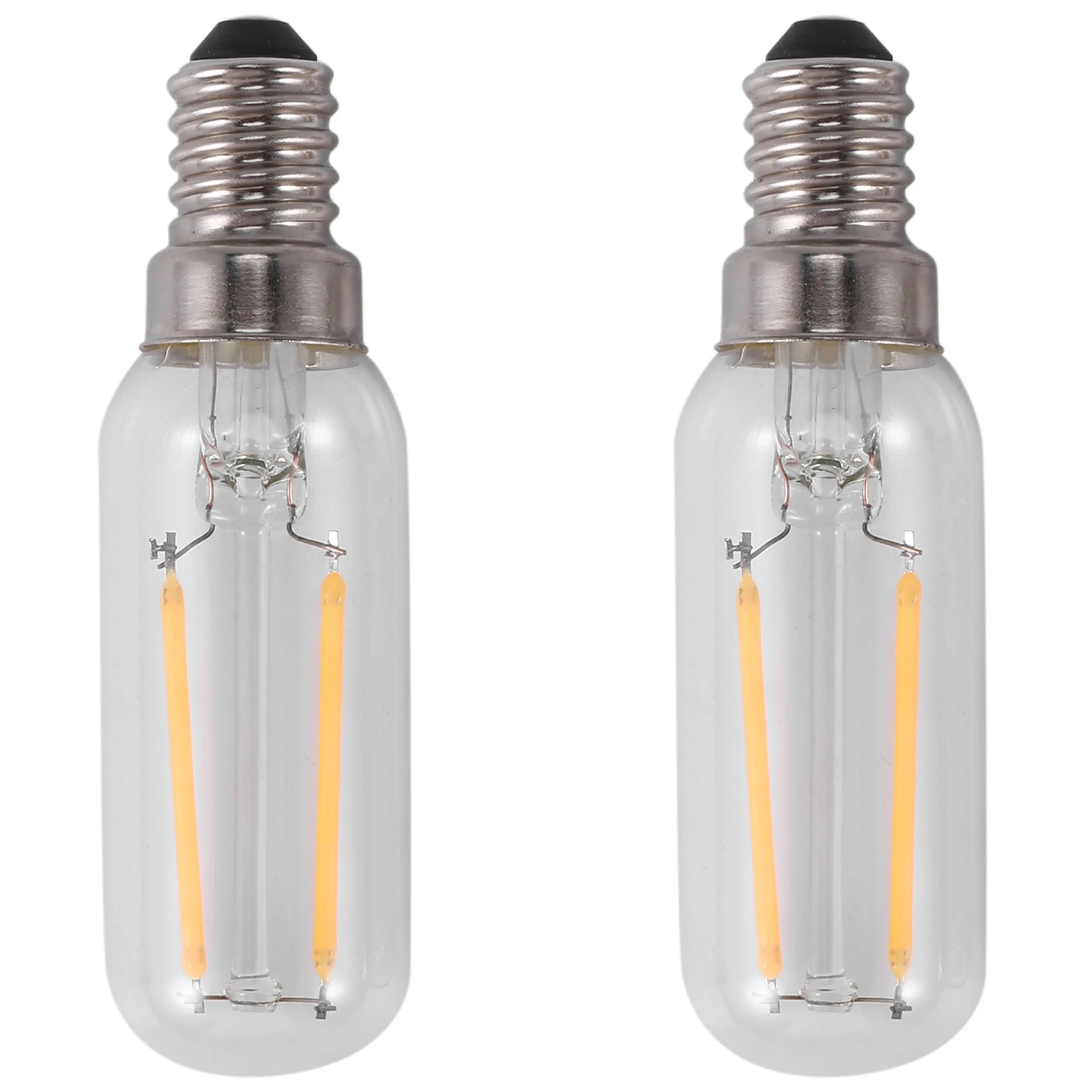 2x E14 3W LED cappa aspiratore ventola lampadina bianco caldo