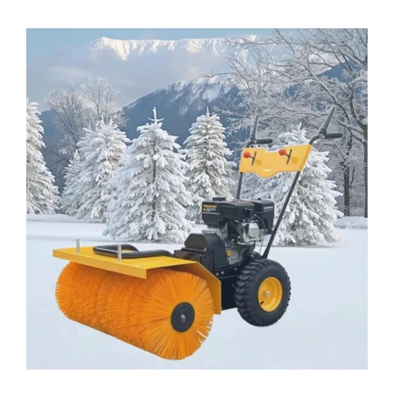 

Snow plows Small outdoor and garden brooms drive snow plows efficiently