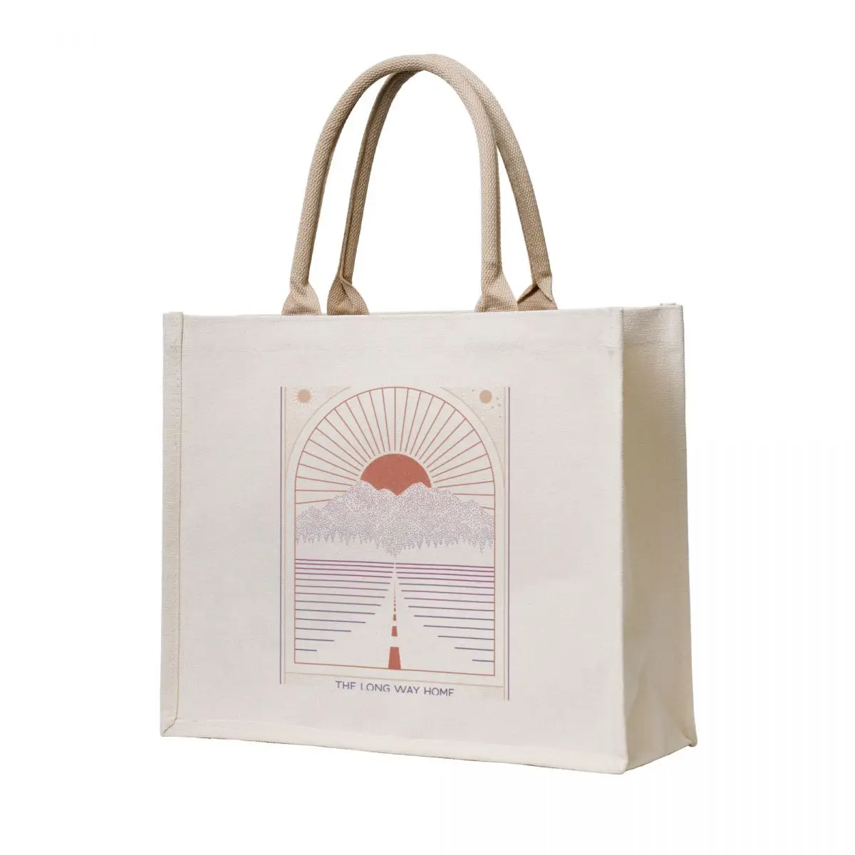 

The Long Way Home Tote Bag Fabric bag eco bag folding for beach