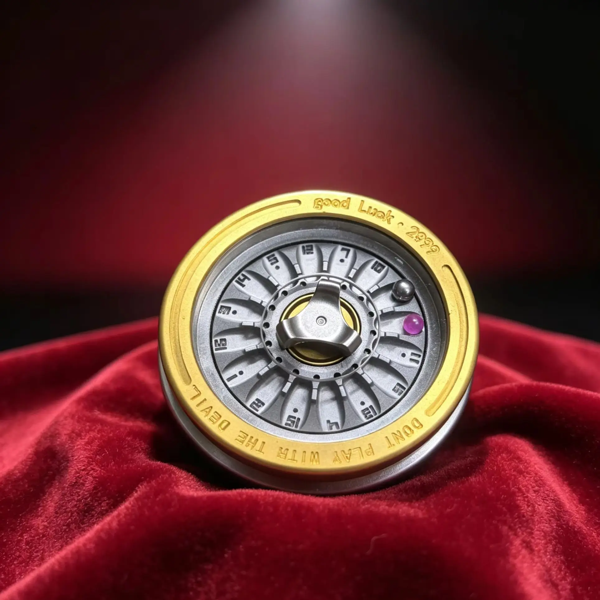 Metal Rotatable Decision Coin Fidget Spinner EDC Decompression Toy Lucky Fortune Spinning Toy Stress Relief Pocket Collectible G