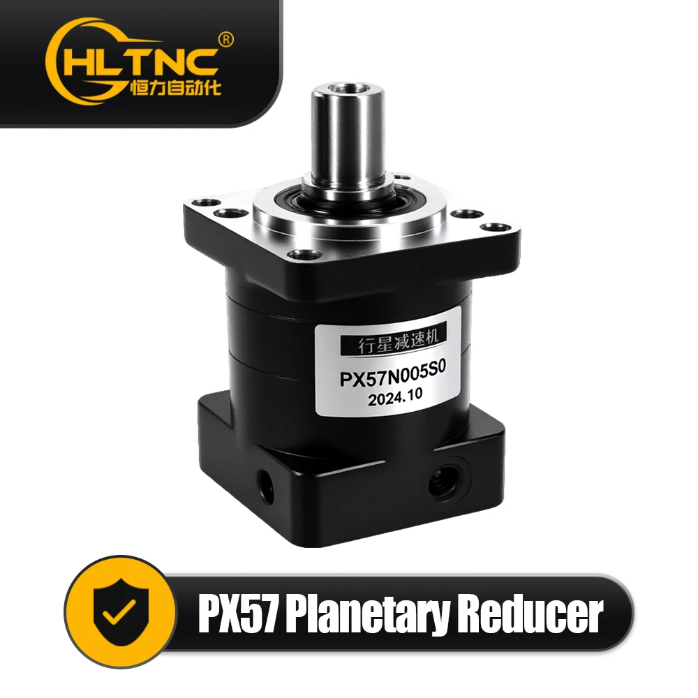 ≤15arcmin Deceleration Ratio 3 4 5 6 8 10 PX57 Nema 23 Gearbox for Farm Machinery and CNC