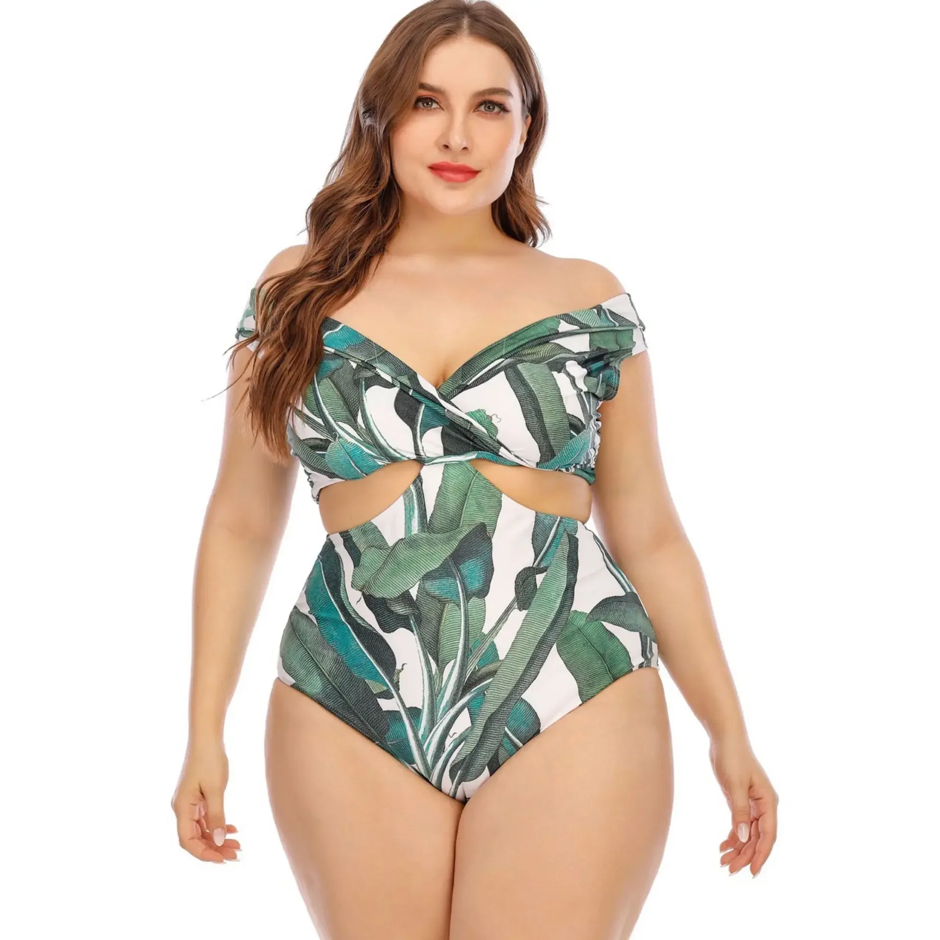 

2025 New Sexy Hollow Out One Piece Swimsuit For Women Sexy Halter Strappy Swimwear Female Bathing Suit Beachwear Swimming Suit