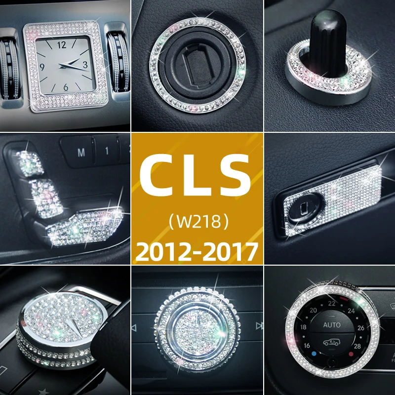 For Mercedes-Benz w218 refitted vehicle CLS260CLS350CLS300 Series Automotive Interior Renovation Diamond Complete Set Decoration