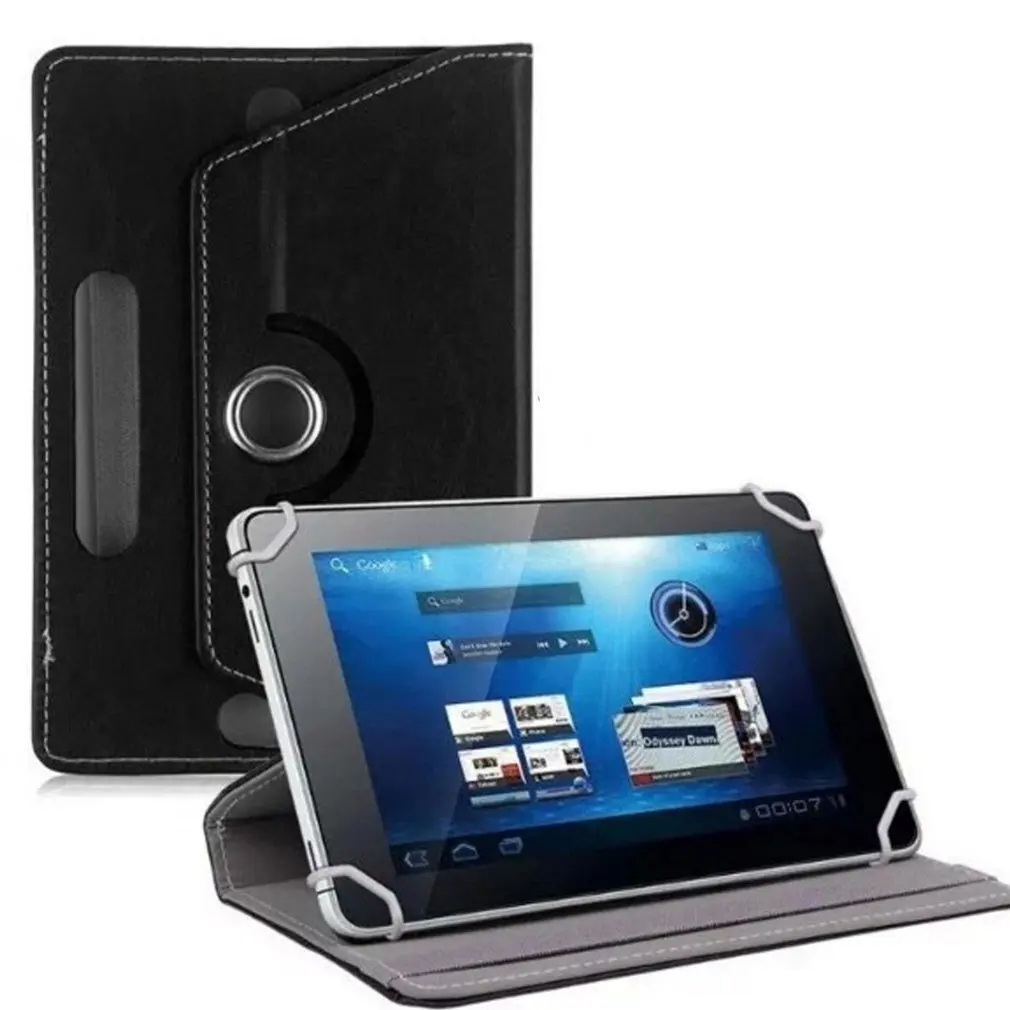 Crystal Pattern Universal Protective Leather Tablet Case, Flat Tablet Case, 7 Polegada, 8 Polegada, 9 Polegada, 10 Polegada